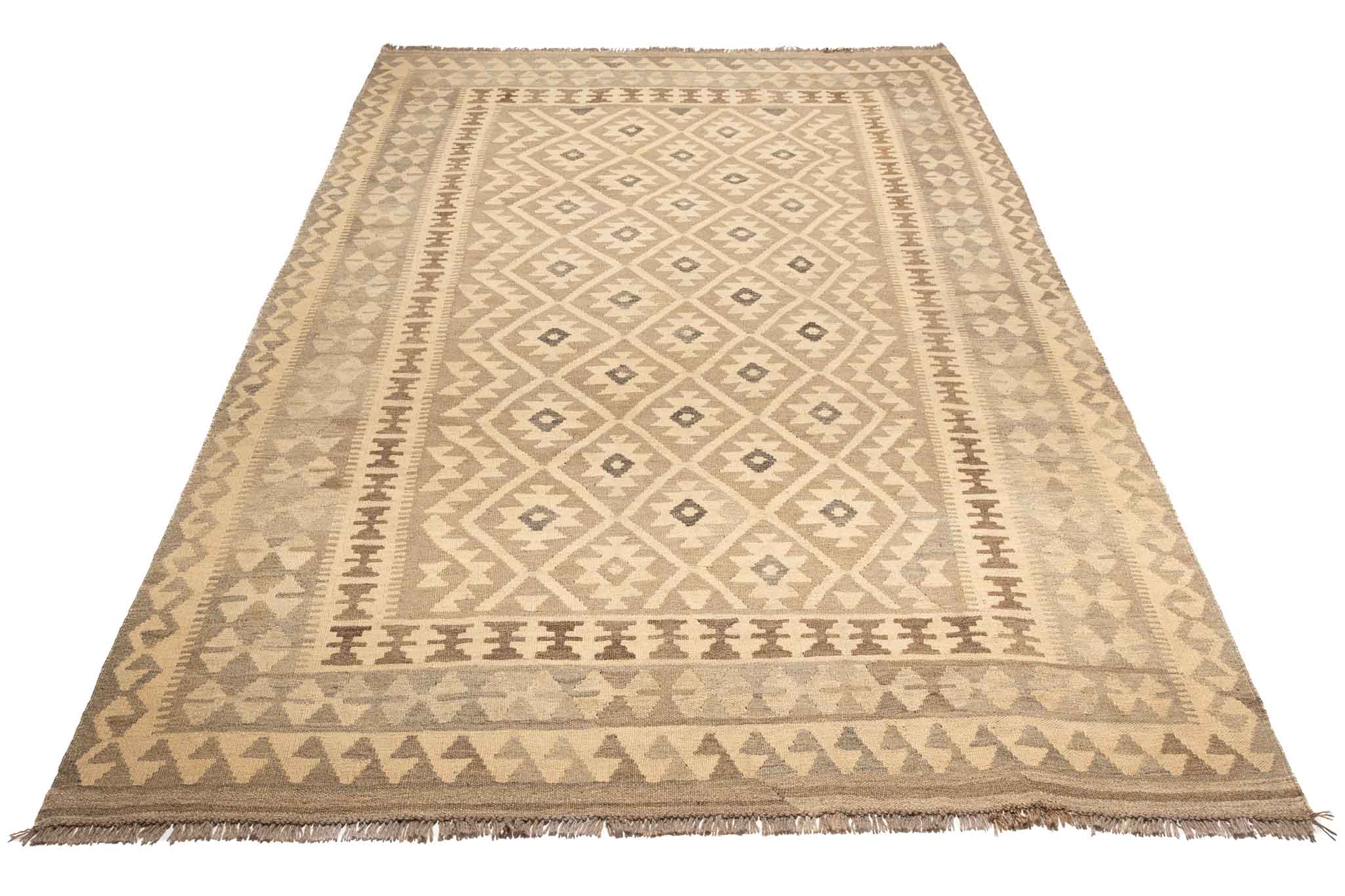 Afghanischer Kelim – 250 × 174 cm – handgewebt aus Schurwolle