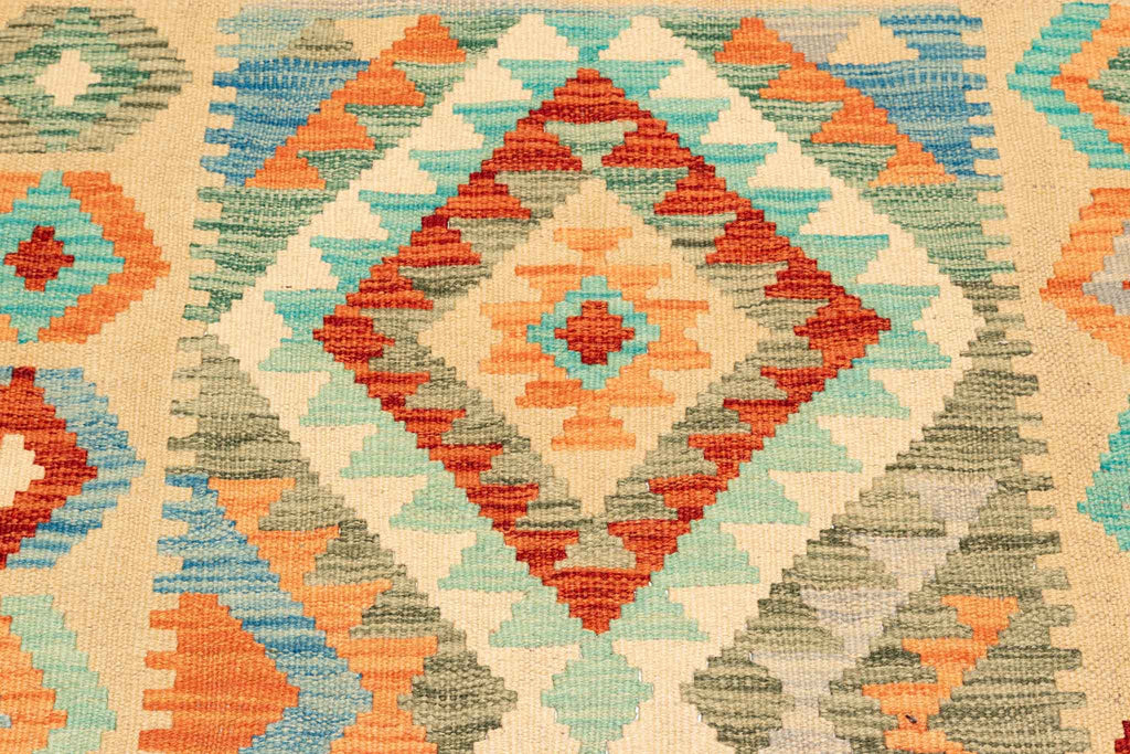 Afghanischer Kelim – 156 × 100 cm – handgewebt aus Schurwolle