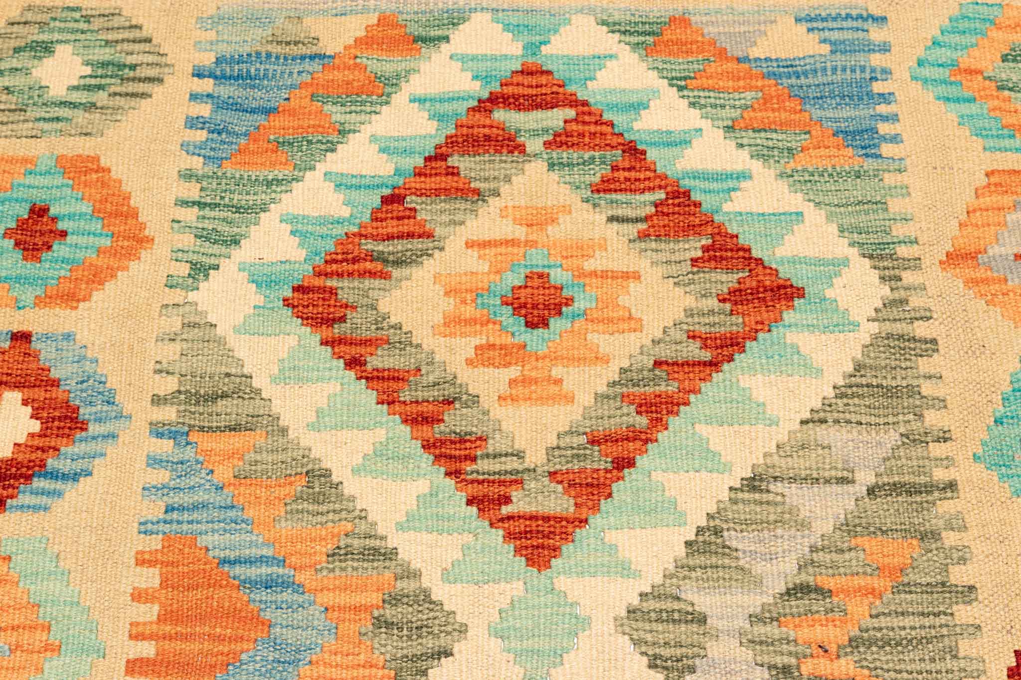 Afghanischer Kelim – 156 × 100 cm – handgewebt aus Schurwolle