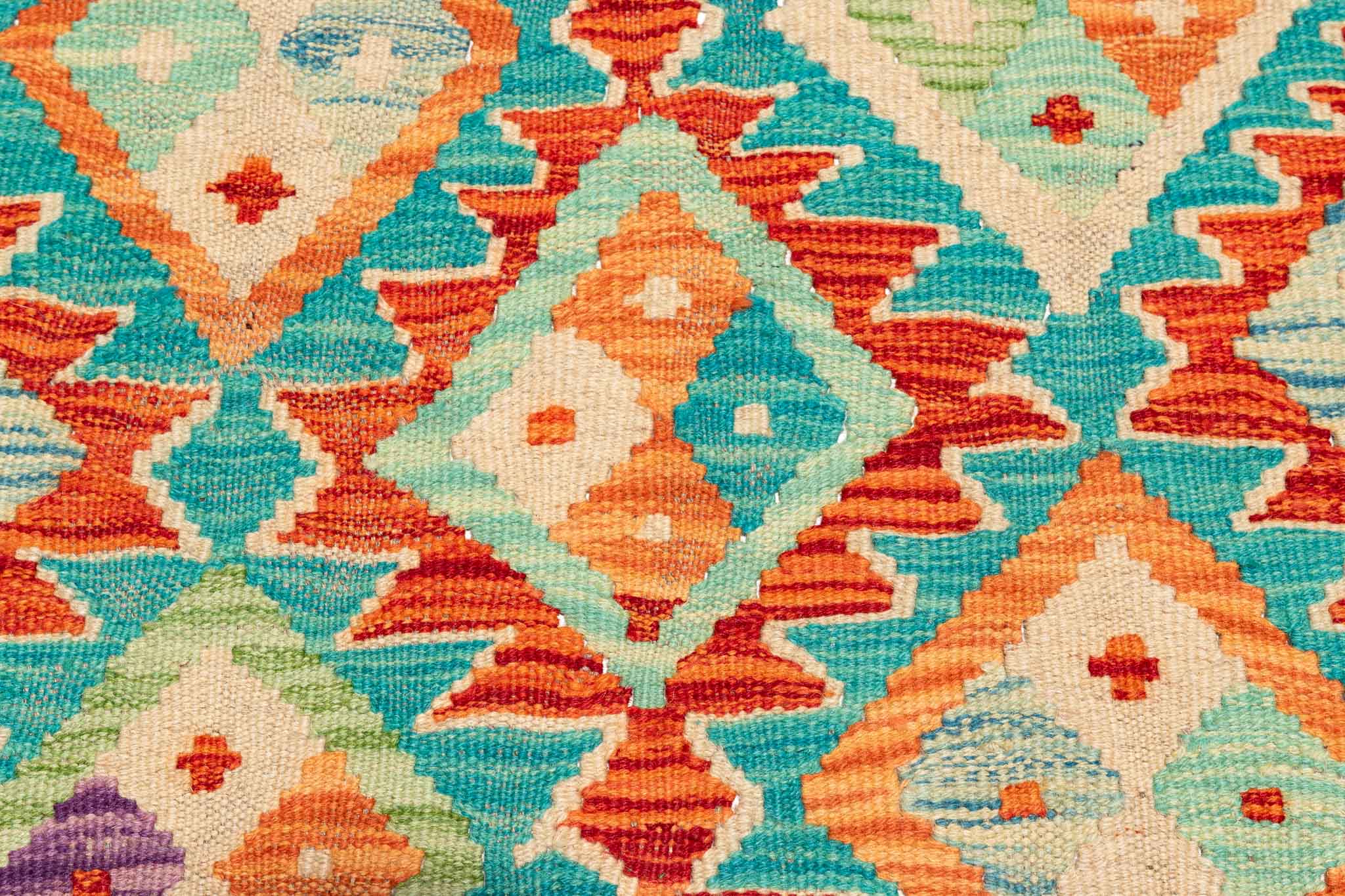 Afghanischer Kelim – 153 × 100 cm – handgewebt aus Schurwolle