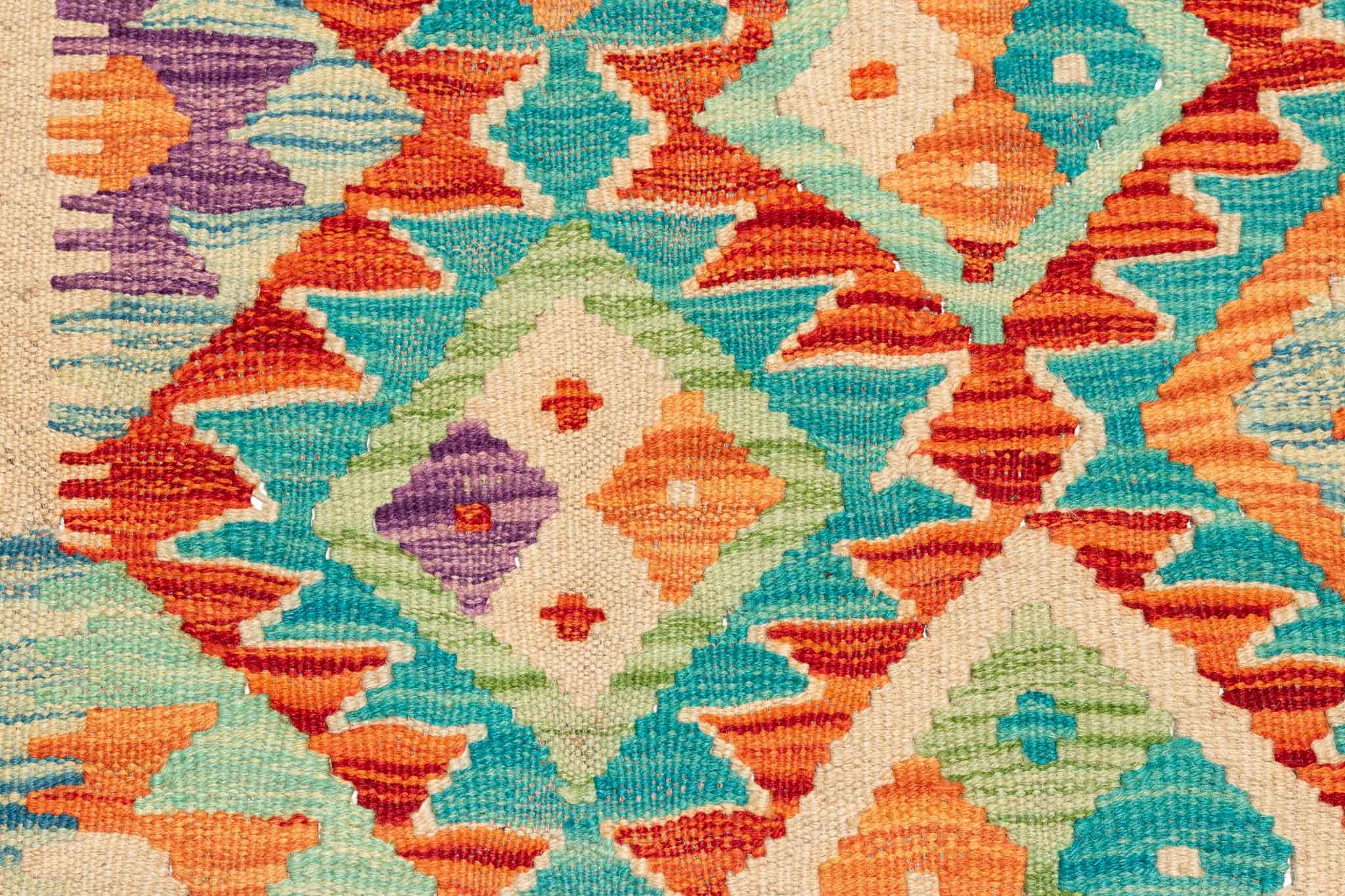 Afghanischer Kelim – 153 × 100 cm – handgewebt aus Schurwolle