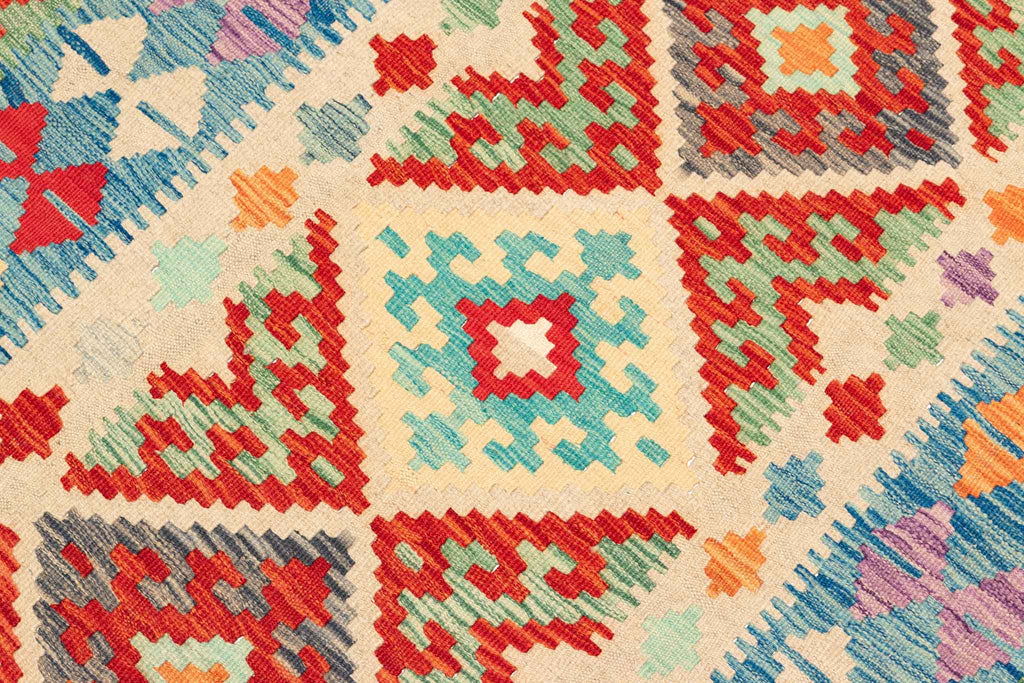 Afghanischer Kelim – 150 × 100 cm – handgewebt aus Schurwolle