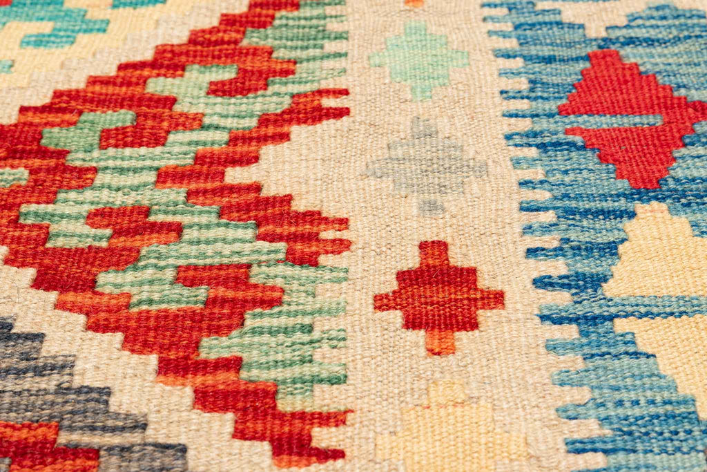 Afghanischer Kelim – 150 × 100 cm – handgewebt aus Schurwolle