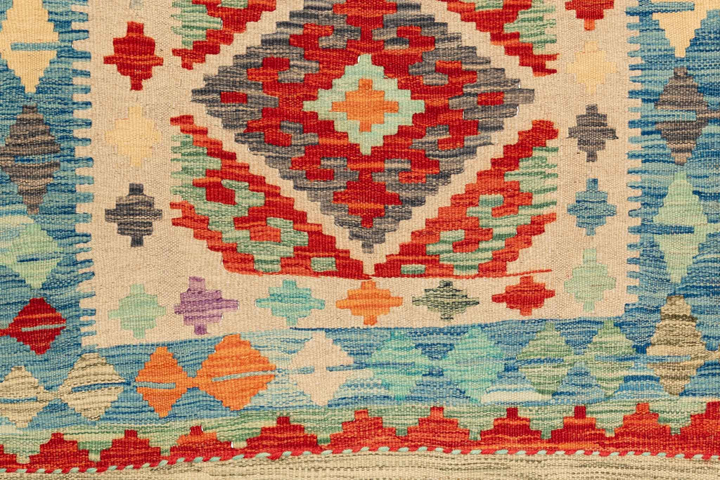 Afghanischer Kelim – 150 × 100 cm – handgewebt aus Schurwolle