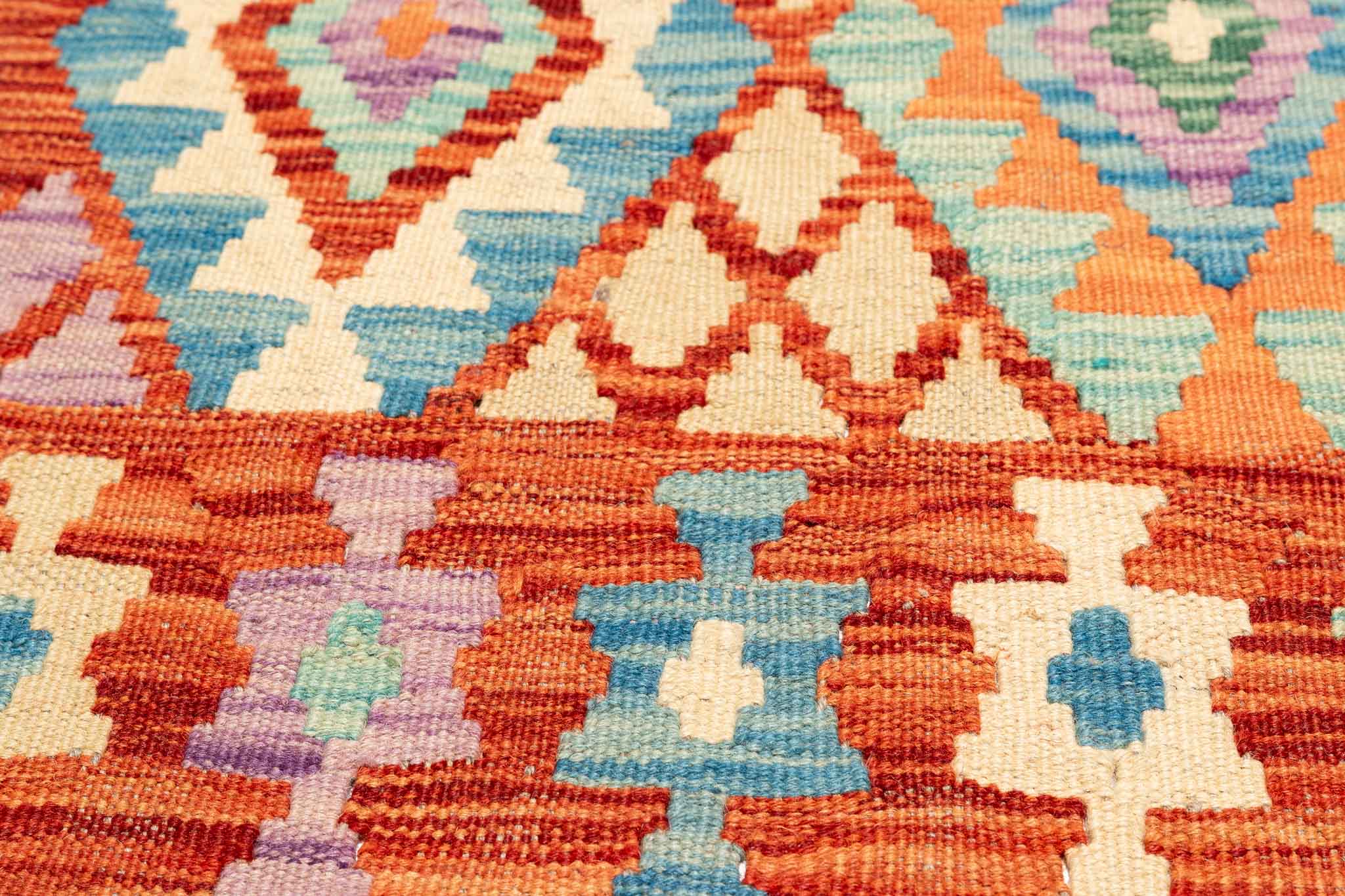 Afghanischer Kelim – 142 × 98 cm – handgewebt aus Schurwolle