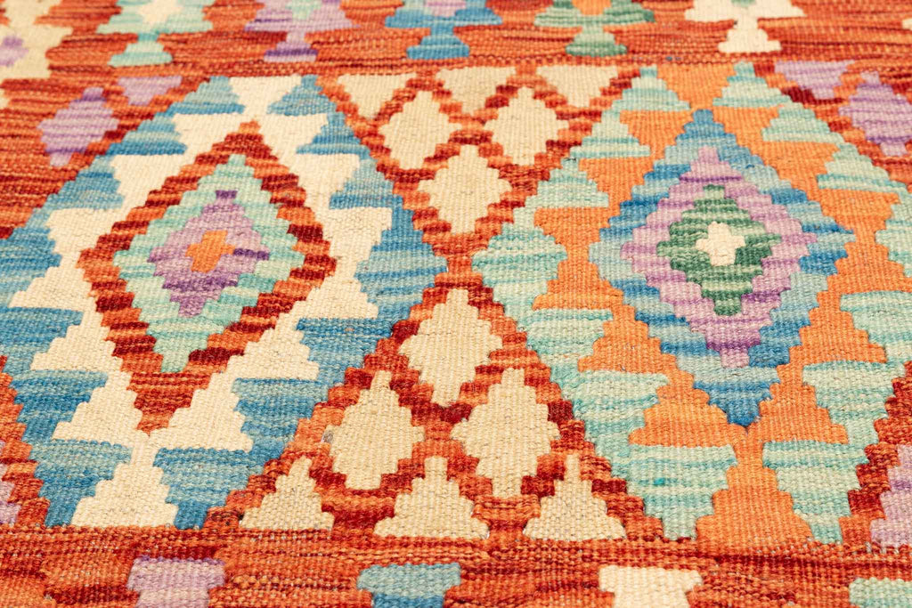 Afghanischer Kelim – 142 × 98 cm – handgewebt aus Schurwolle