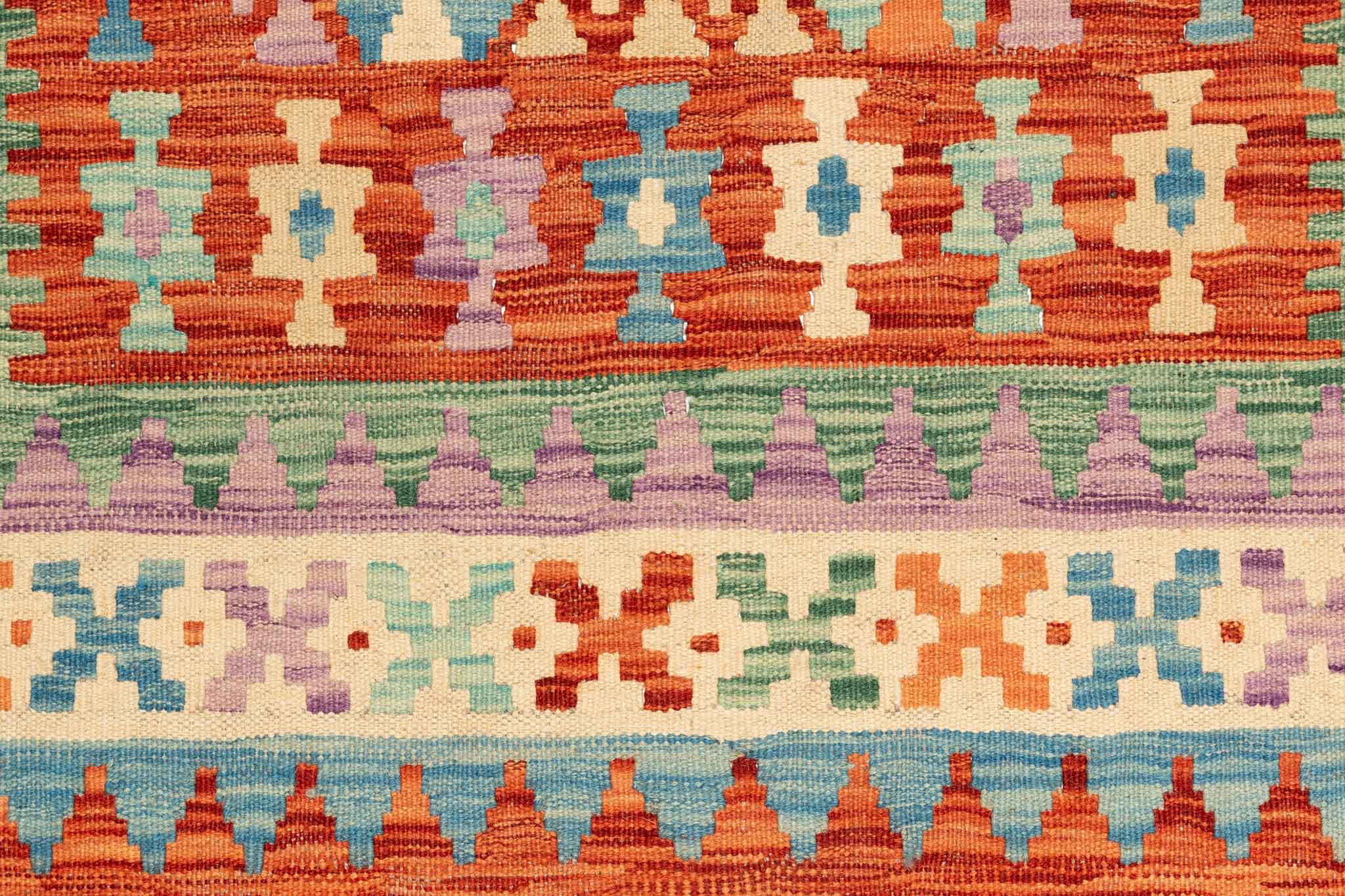 Afghanischer Kelim – 142 × 98 cm – handgewebt aus Schurwolle