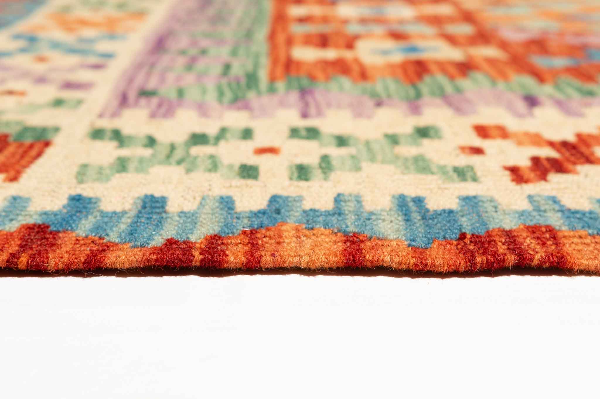 Afghanischer Kelim – 142 × 98 cm – handgewebt aus Schurwolle