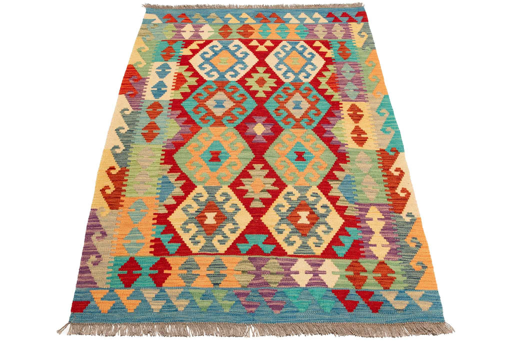 Afghanischer Kelim – 152 × 107 cm – handgewebt aus Schurwolle