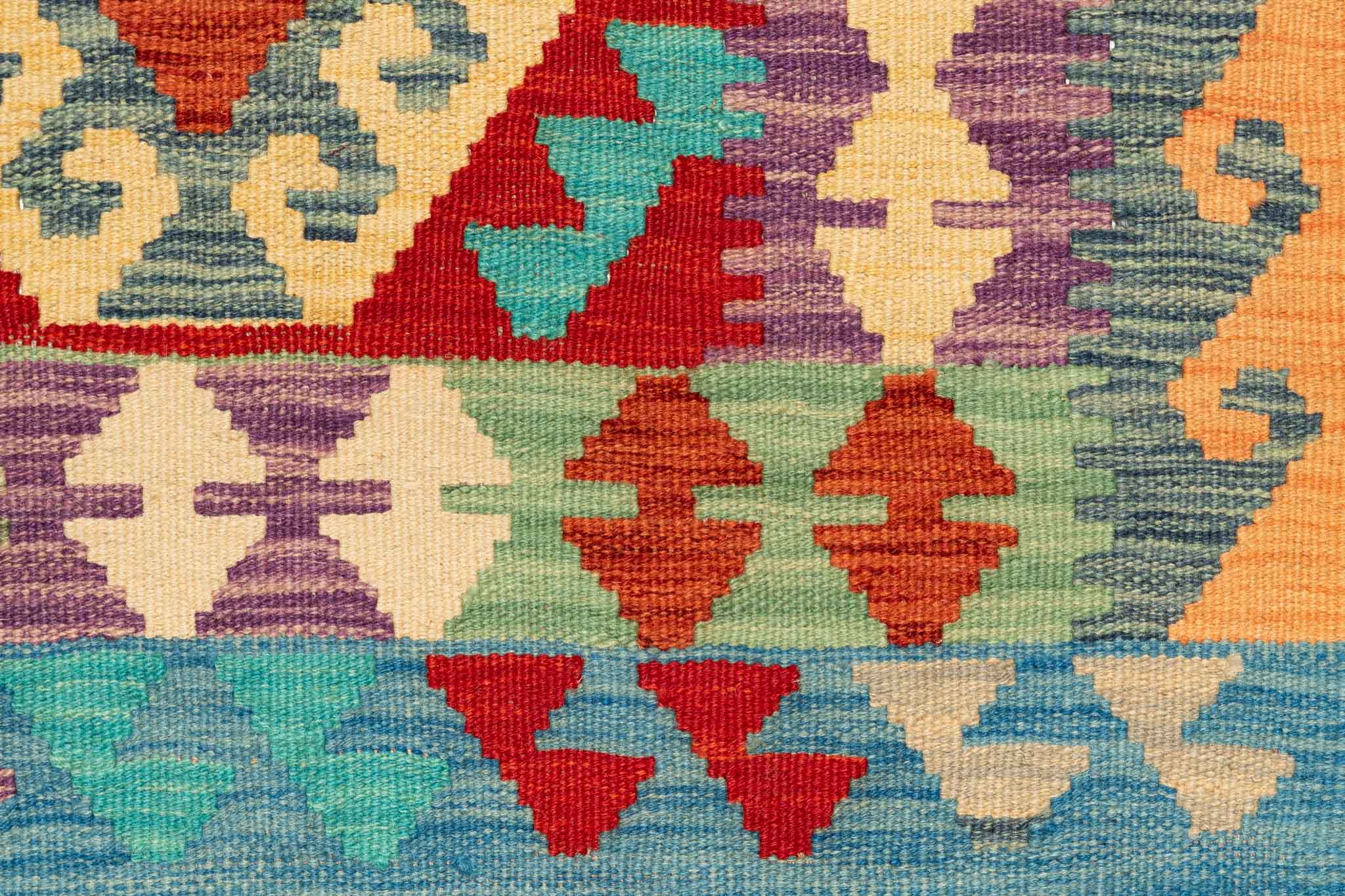 Afghanischer Kelim – 152 × 107 cm – handgewebt aus Schurwolle