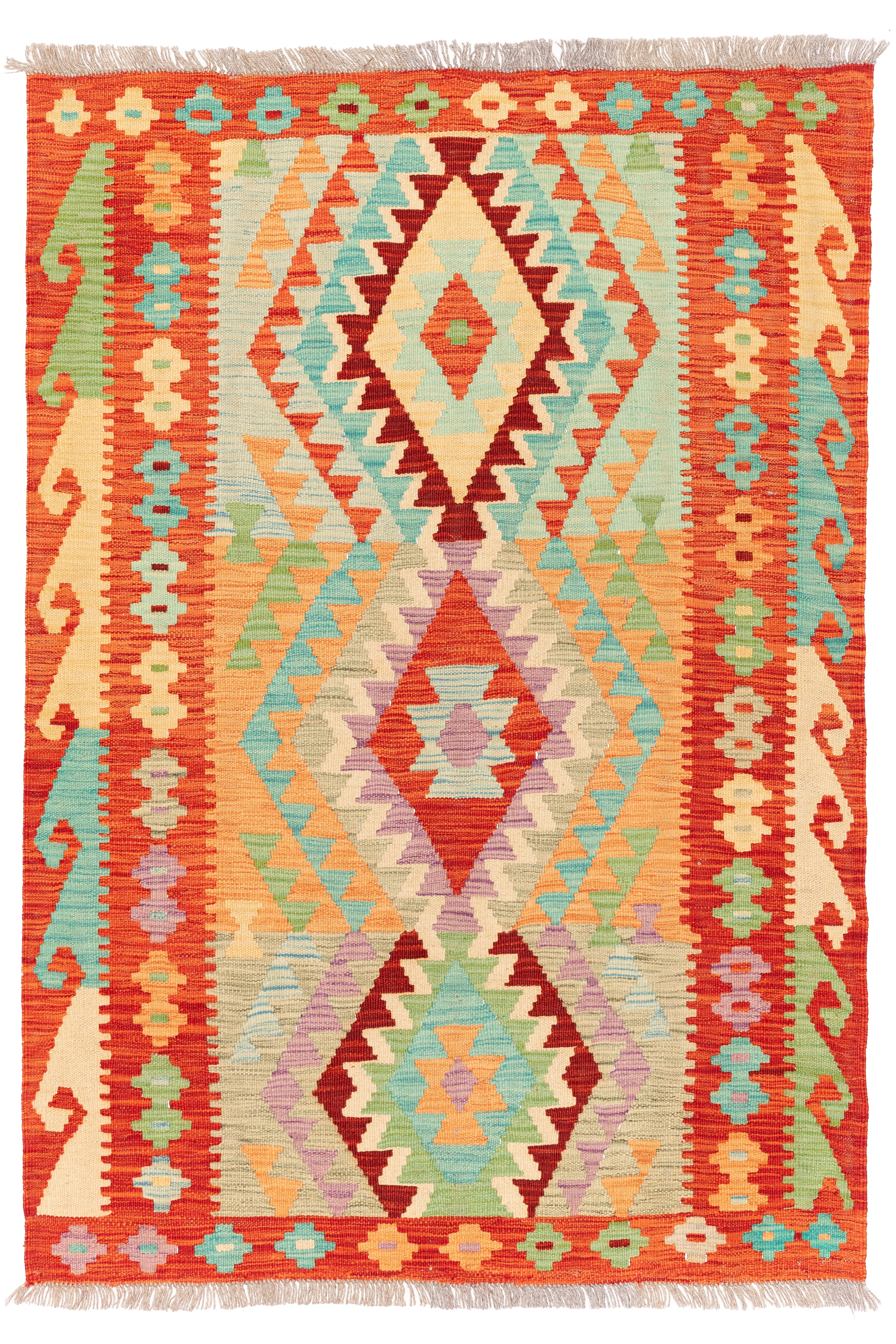 Afghanischer Kelim – 154 × 106 cm – handgewebt aus Schurwolle