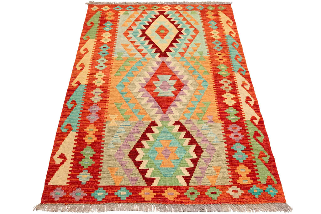 Afghanischer Kelim – 154 × 106 cm – handgewebt aus Schurwolle