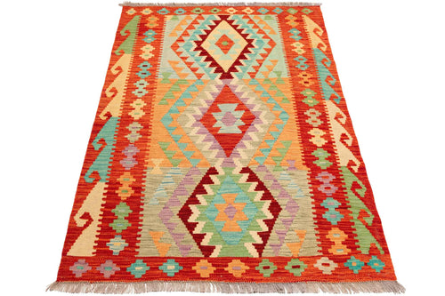 Afghanischer Kelim – 154 × 106 cm – handgewebt aus Schurwolle