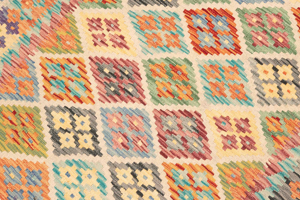 Afghanischer Kelim – 189 × 117 cm – handgewebt aus Schurwolle