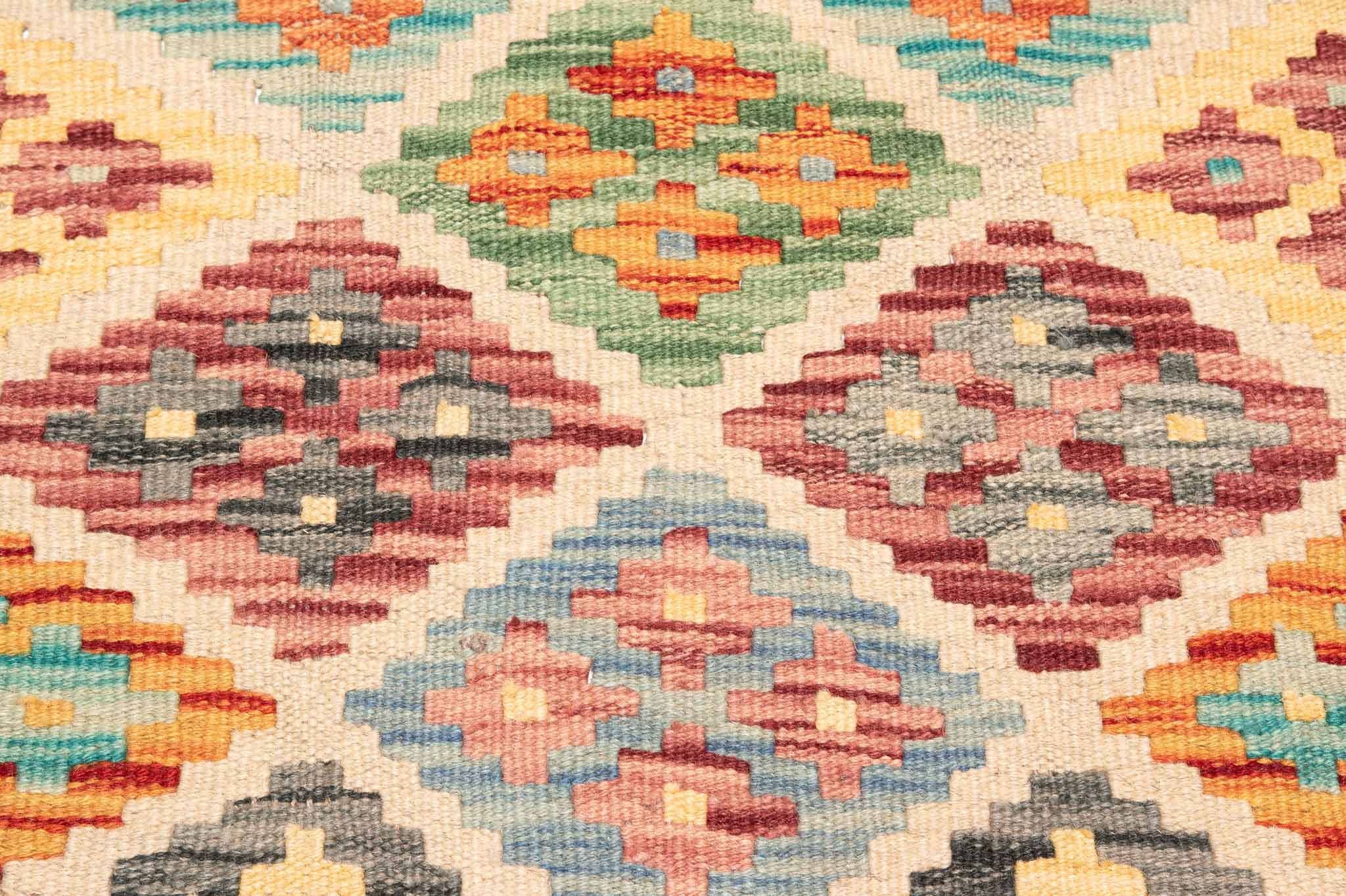 Afghanischer Kelim – 189 × 117 cm – handgewebt aus Schurwolle