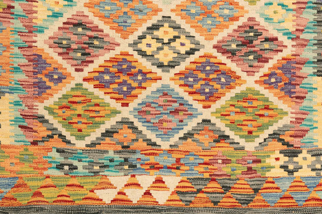 Afghanischer Kelim – 189 × 117 cm – handgewebt aus Schurwolle