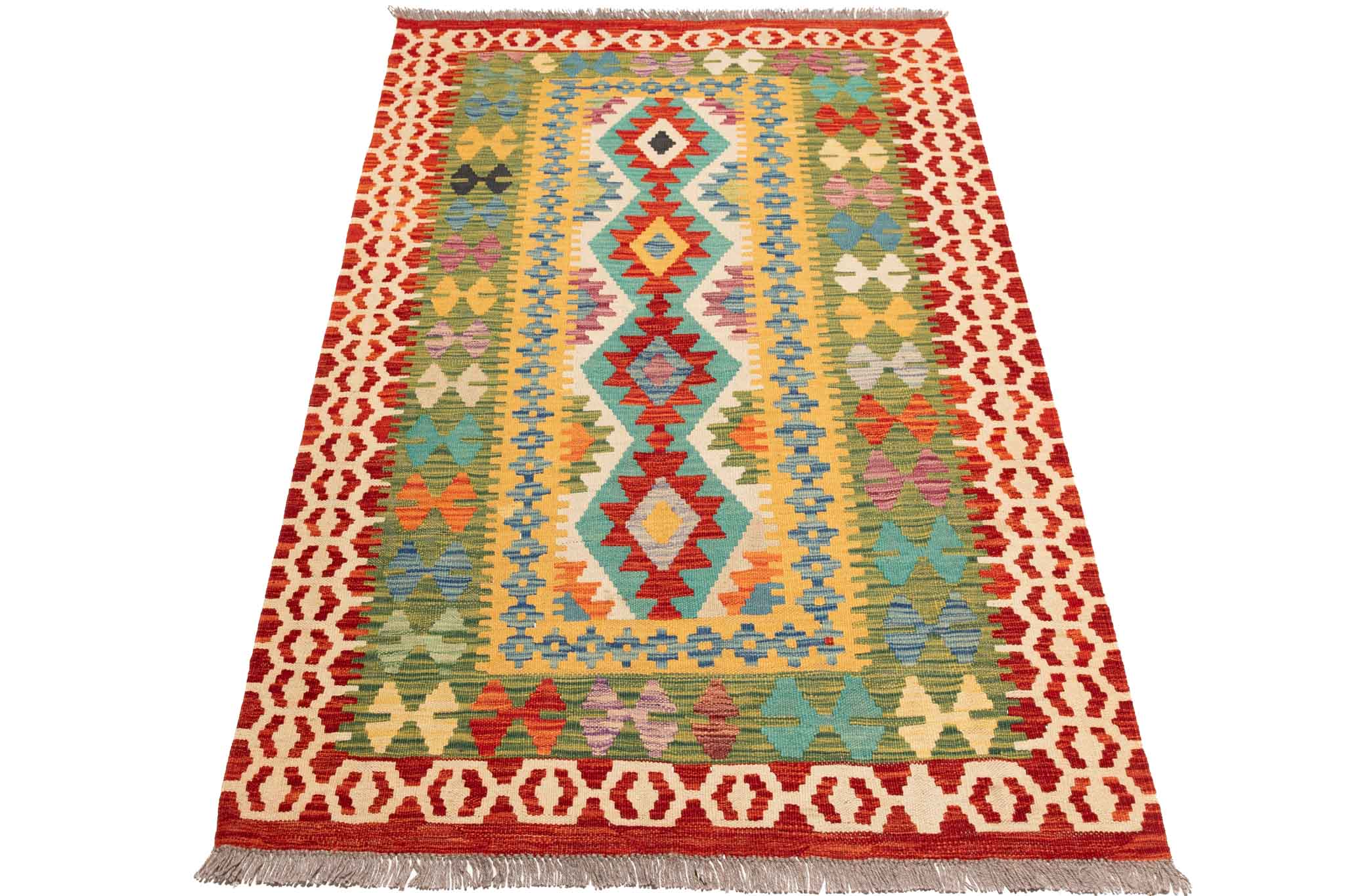 Afghanischer Kelim – 166 × 110 cm – handgewebt aus Schurwolle