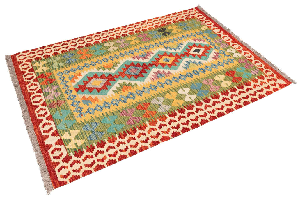 Afghanischer Kelim – 166 × 110 cm – handgewebt aus Schurwolle