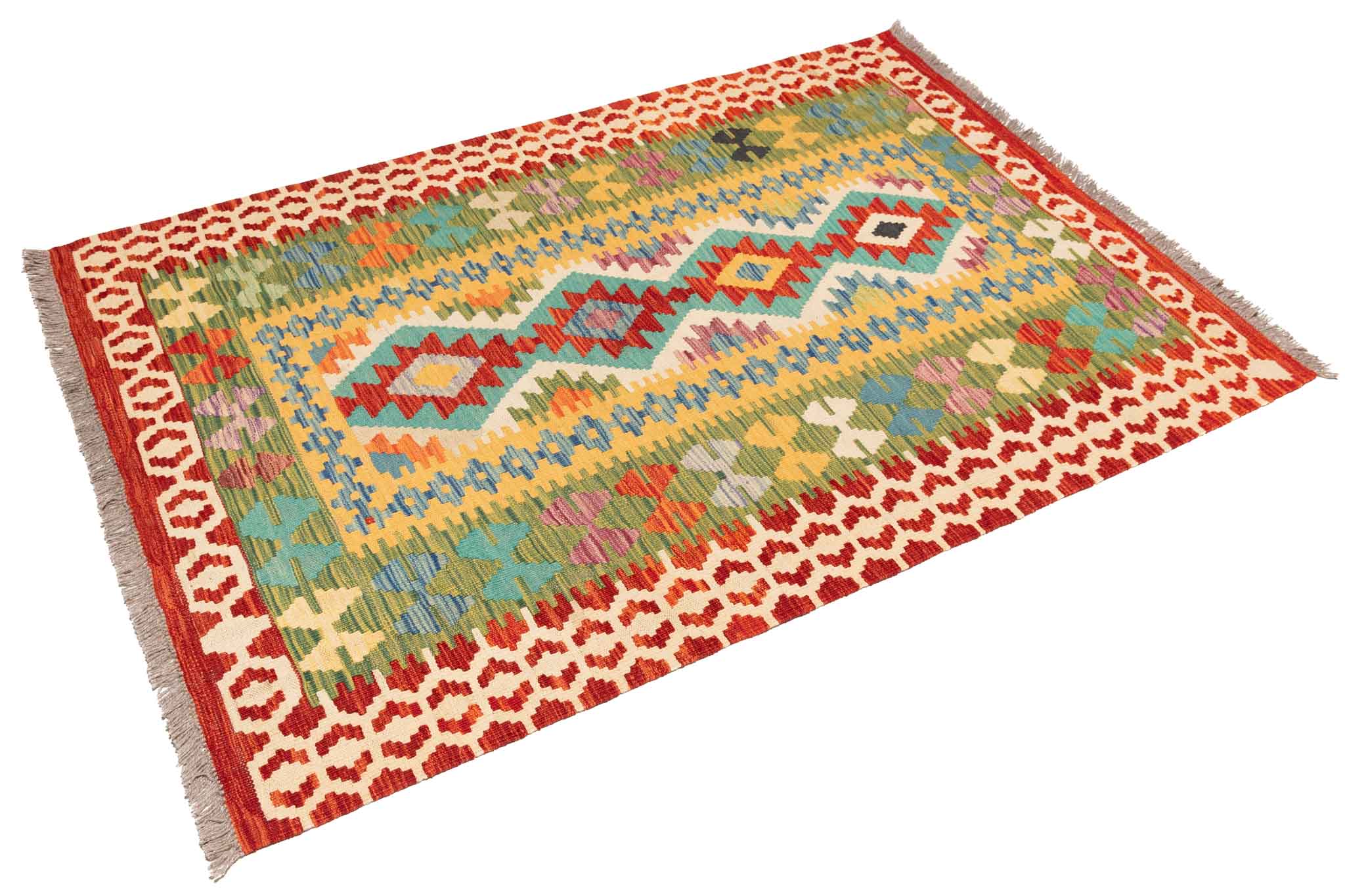 Afghanischer Kelim – 166 × 110 cm – handgewebt aus Schurwolle