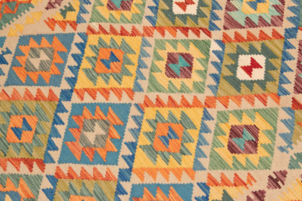 Afghanischer Kelim – 180 × 125 cm – handgewebt aus Schurwolle
