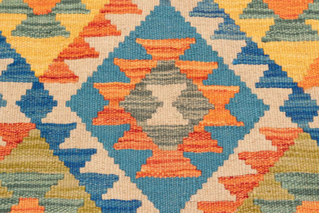 Afghanischer Kelim – 180 × 125 cm – handgewebt aus Schurwolle