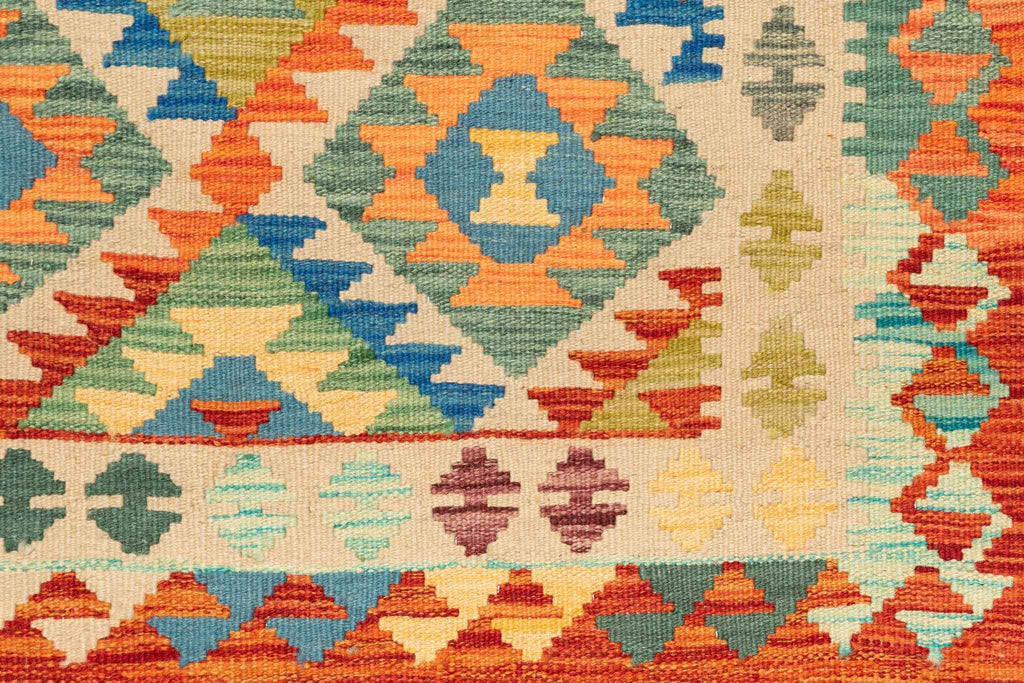 Afghanischer Kelim – 180 × 125 cm – handgewebt aus Schurwolle