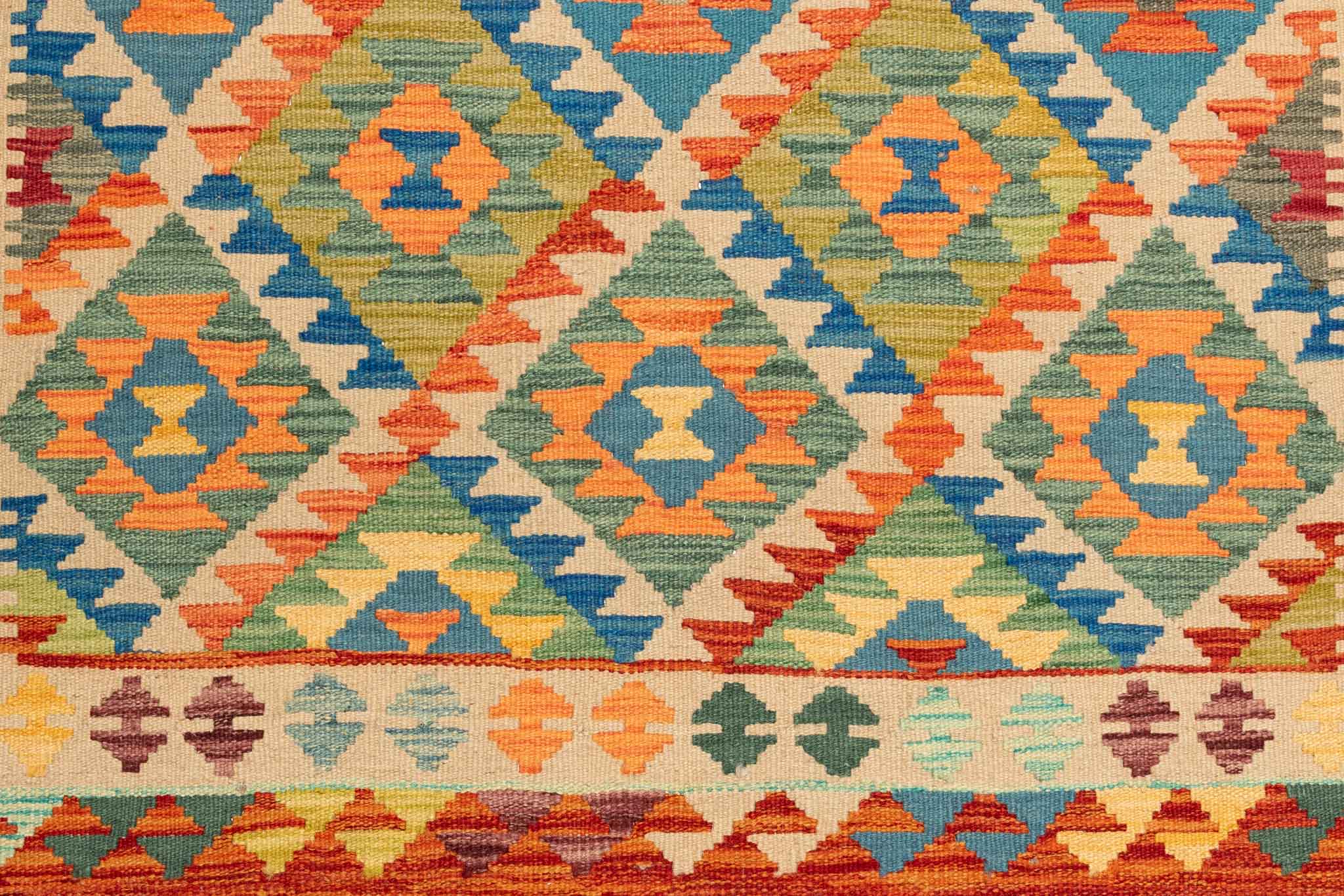 Afghanischer Kelim – 180 × 125 cm – handgewebt aus Schurwolle