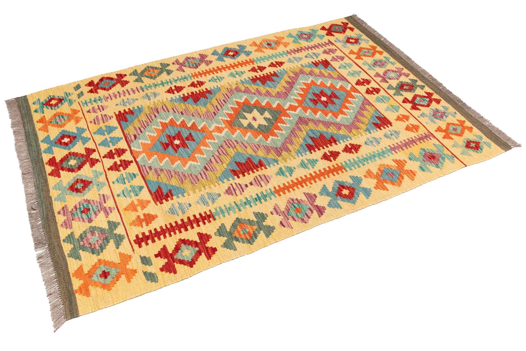 Afghanischer Kelim – 179 × 117 cm – handgewebt aus Schurwolle