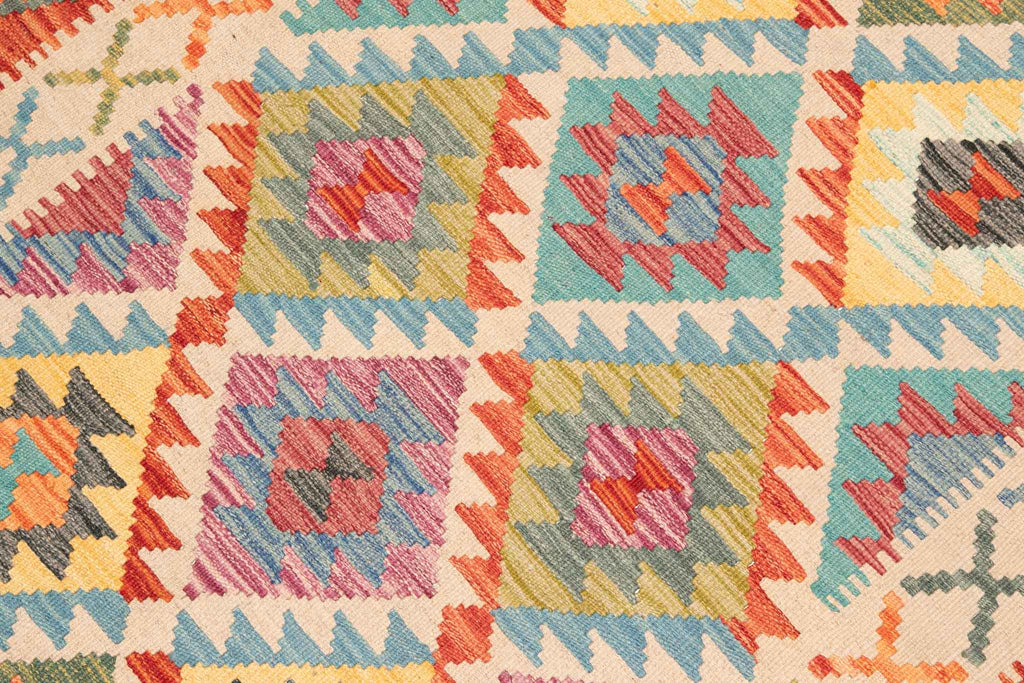 Afghanischer Kelim – 190 × 120 cm – handgewebt aus Schurwolle