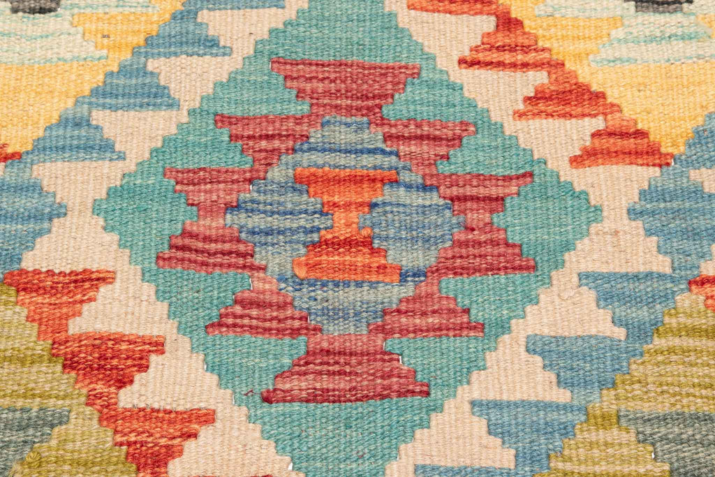 Afghanischer Kelim – 190 × 120 cm – handgewebt aus Schurwolle