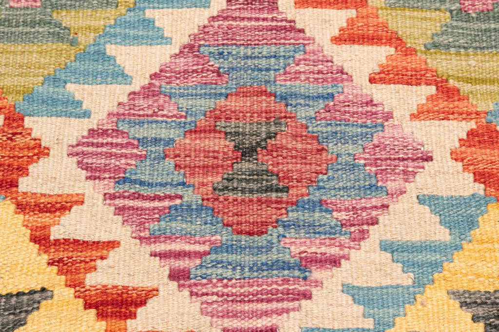 Afghanischer Kelim – 190 × 120 cm – handgewebt aus Schurwolle