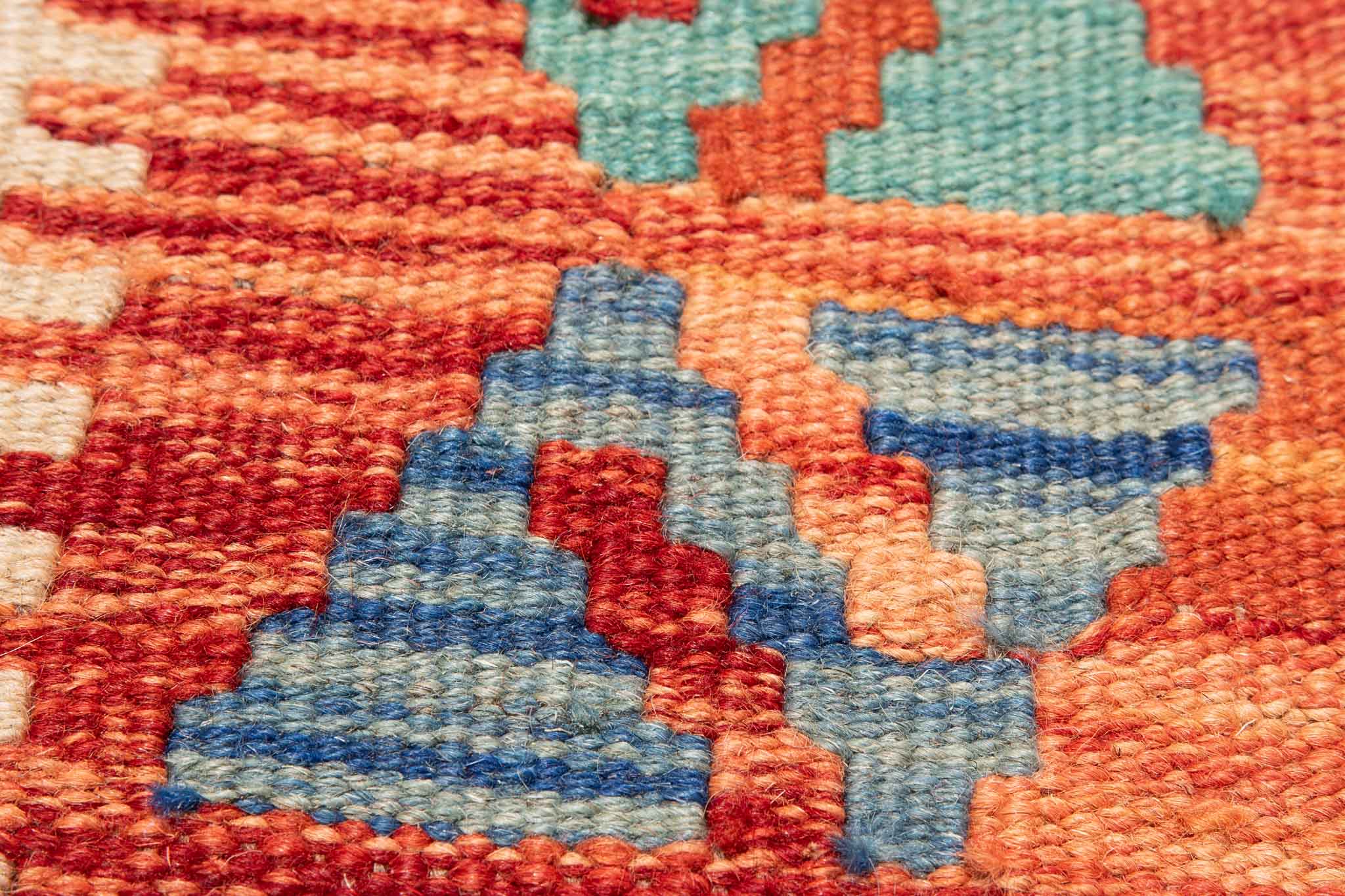 Afghanischer Kelim – 190 × 120 cm – handgewebt aus Schurwolle