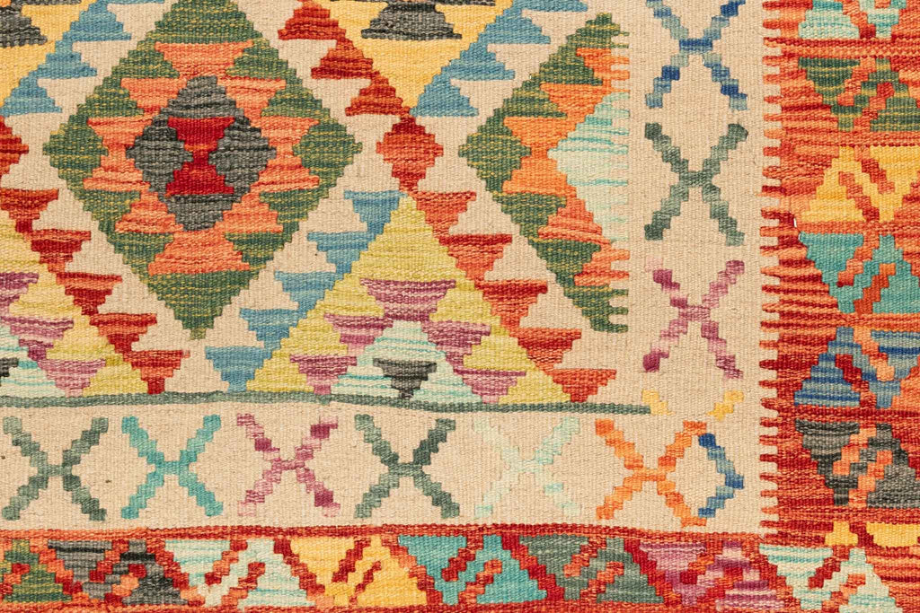 Afghanischer Kelim – 190 × 120 cm – handgewebt aus Schurwolle