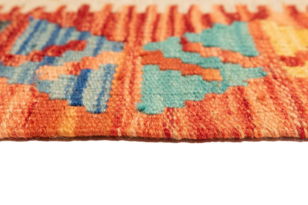 Afghanischer Kelim – 190 × 120 cm – handgewebt aus Schurwolle