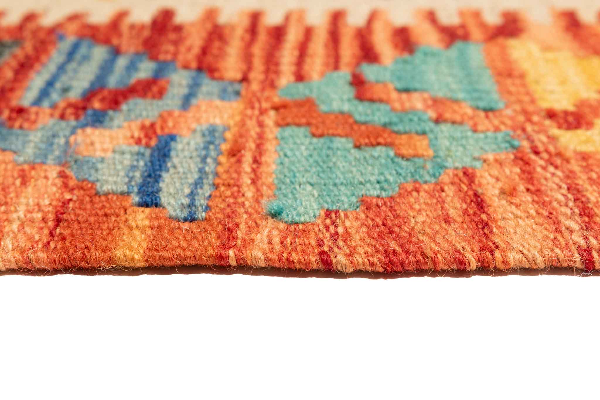 Afghanischer Kelim – 190 × 120 cm – handgewebt aus Schurwolle