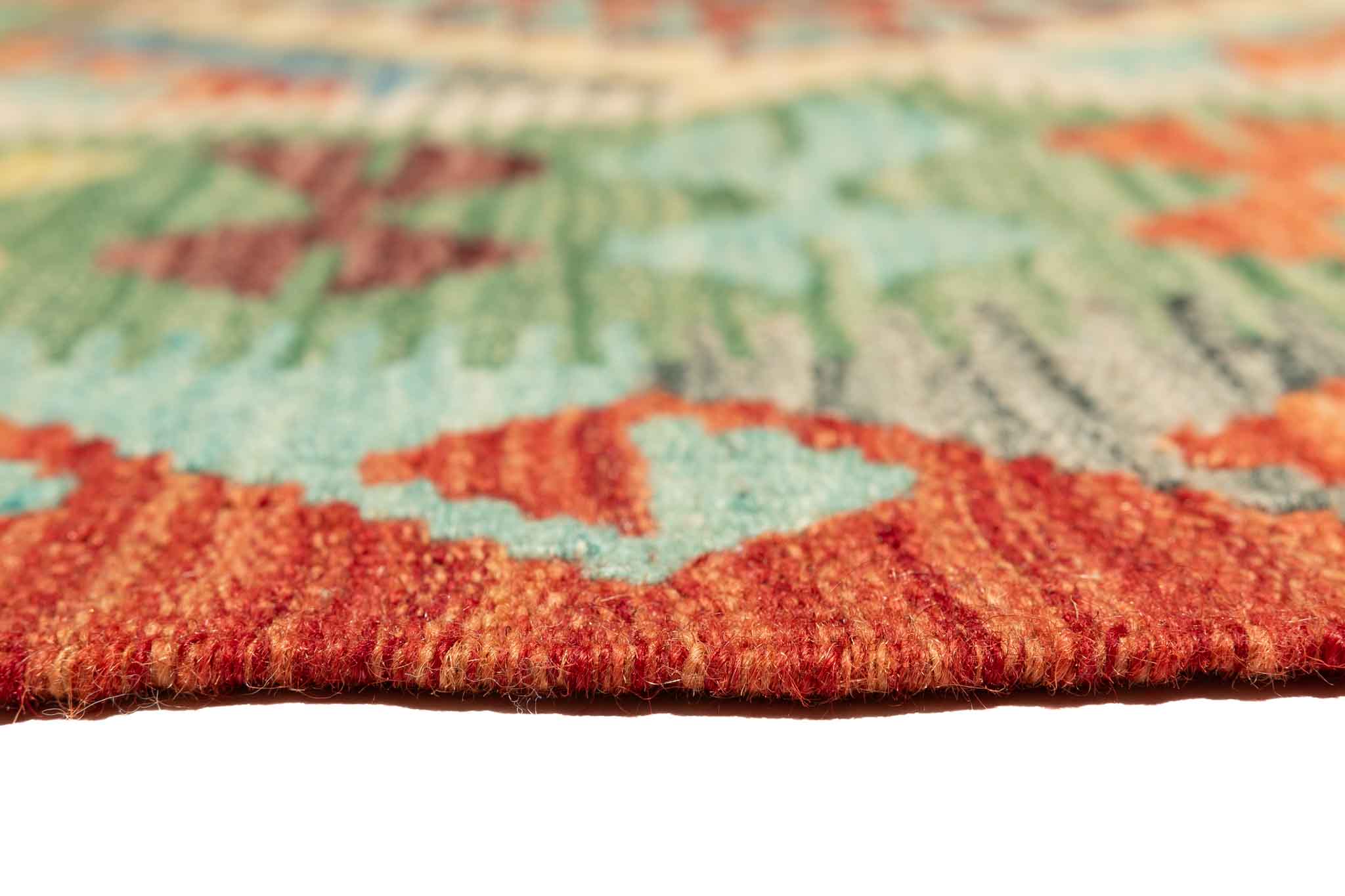 Afghanischer Kelim – 194 × 150 cm – handgewebt aus Schurwolle