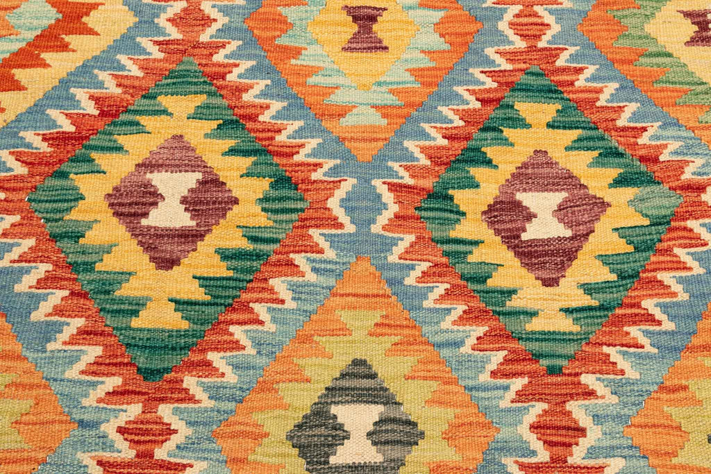 Afghanischer Kelim – 205 × 148 cm – handgewebt aus Schurwolle