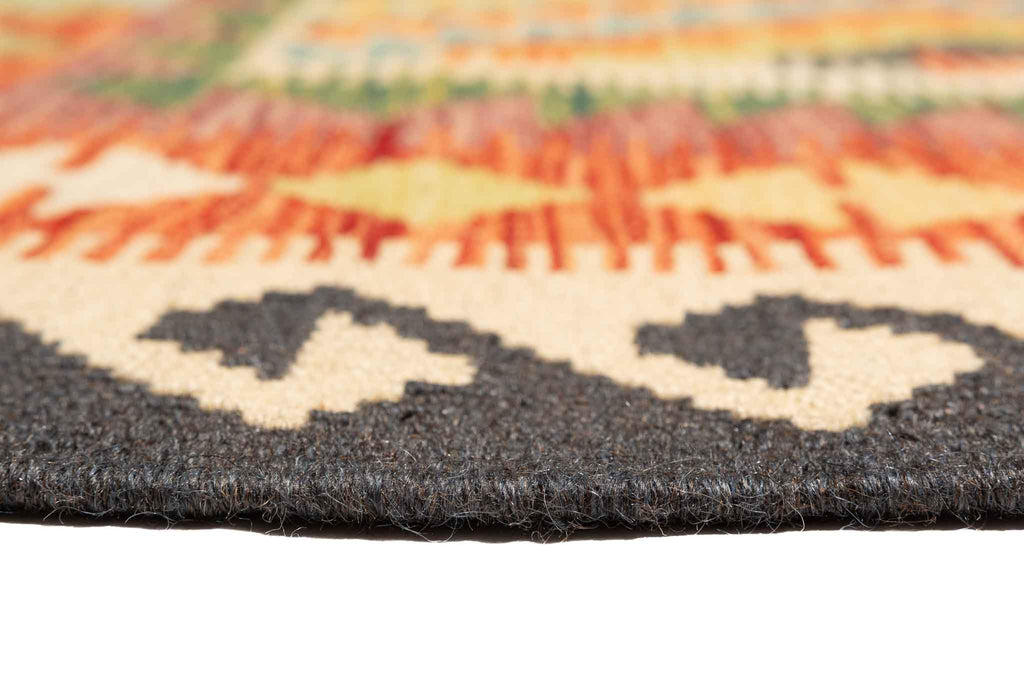 Afghanischer Kelim – 205 × 148 cm – handgewebt aus Schurwolle