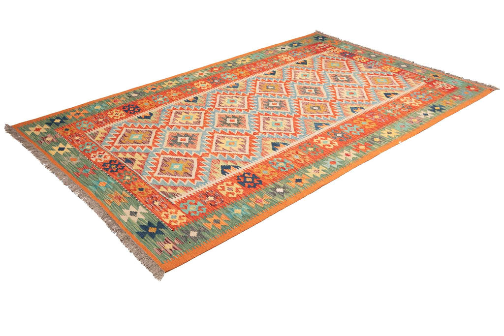 Afghanischer Kelim – 236 × 146 cm – handgewebt aus Schurwolle