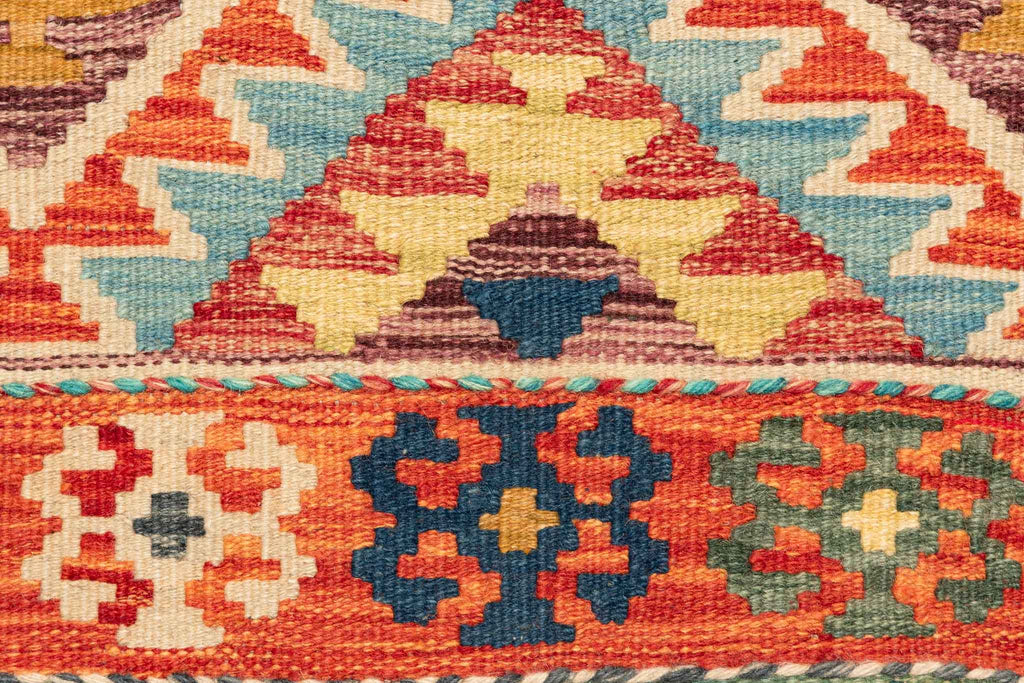 Afghanischer Kelim – 236 × 146 cm – handgewebt aus Schurwolle