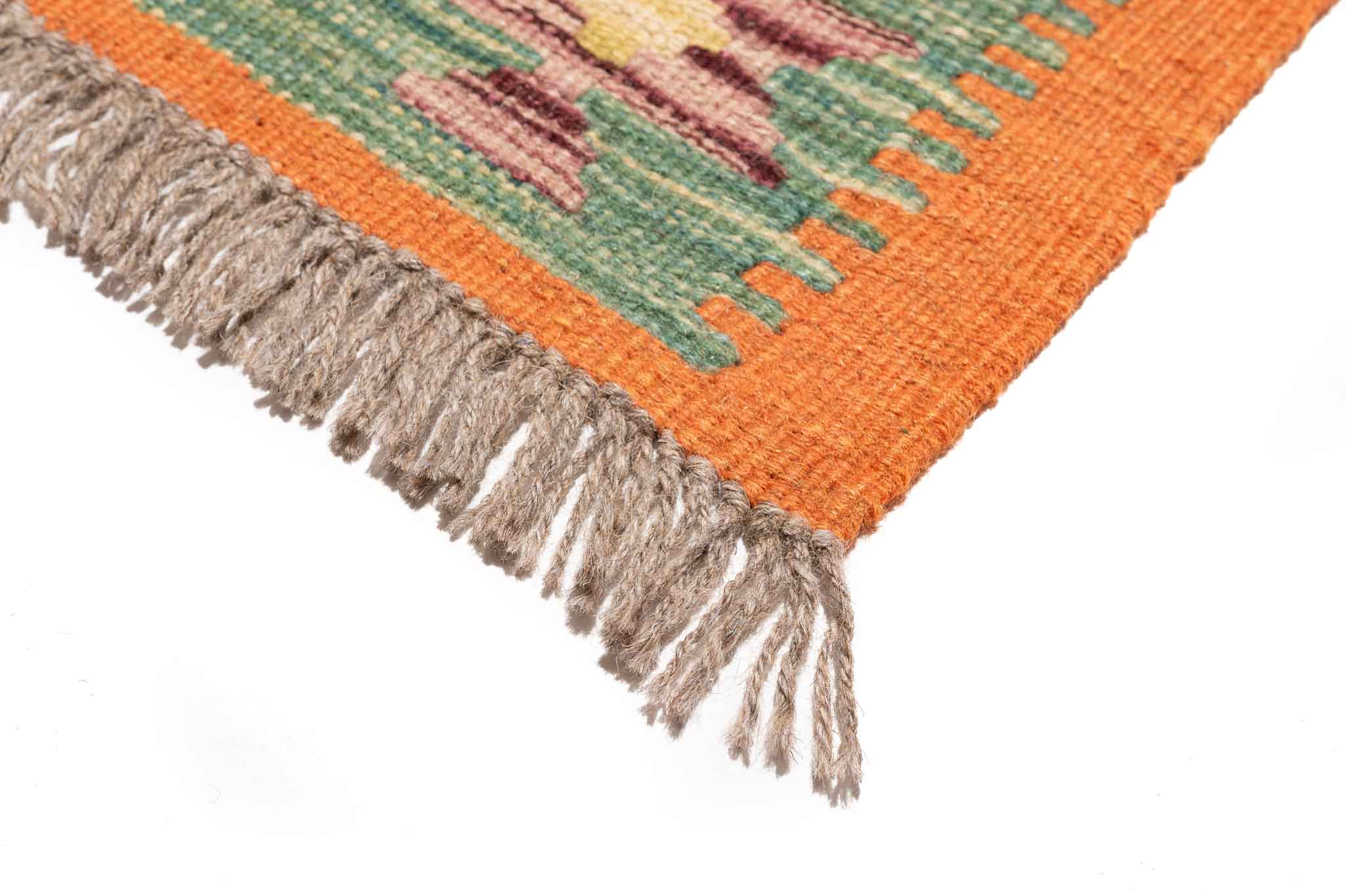 Afghanischer Kelim – 236 × 146 cm – handgewebt aus Schurwolle