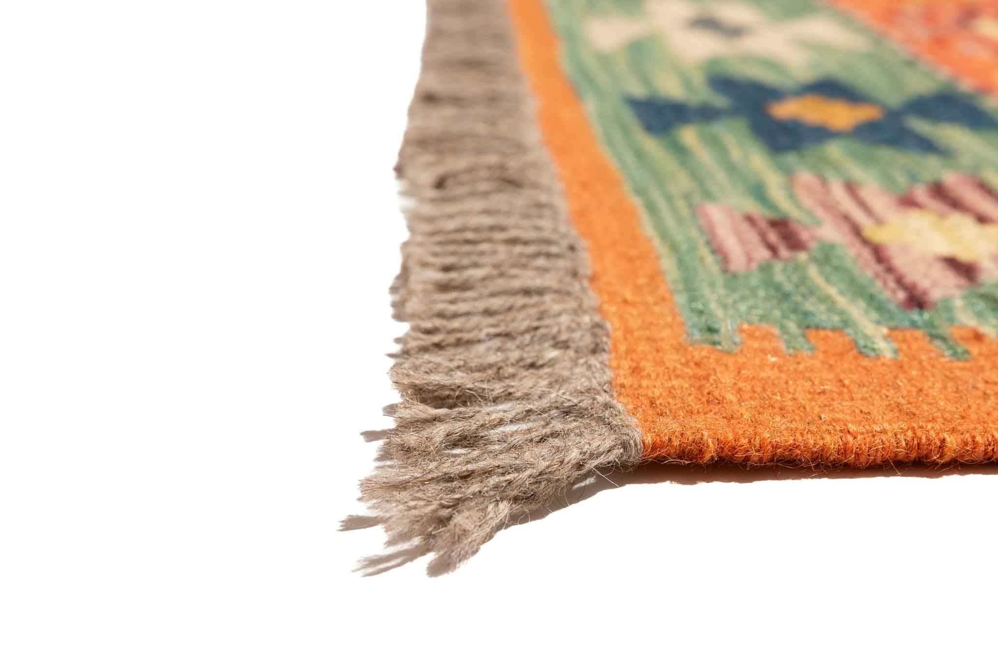 Afghanischer Kelim – 236 × 146 cm – handgewebt aus Schurwolle