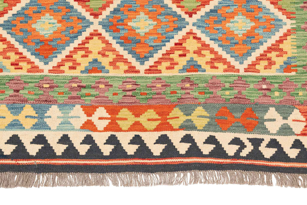 Afghanischer Kelim – 243 × 177 cm – handgewebt aus Schurwolle