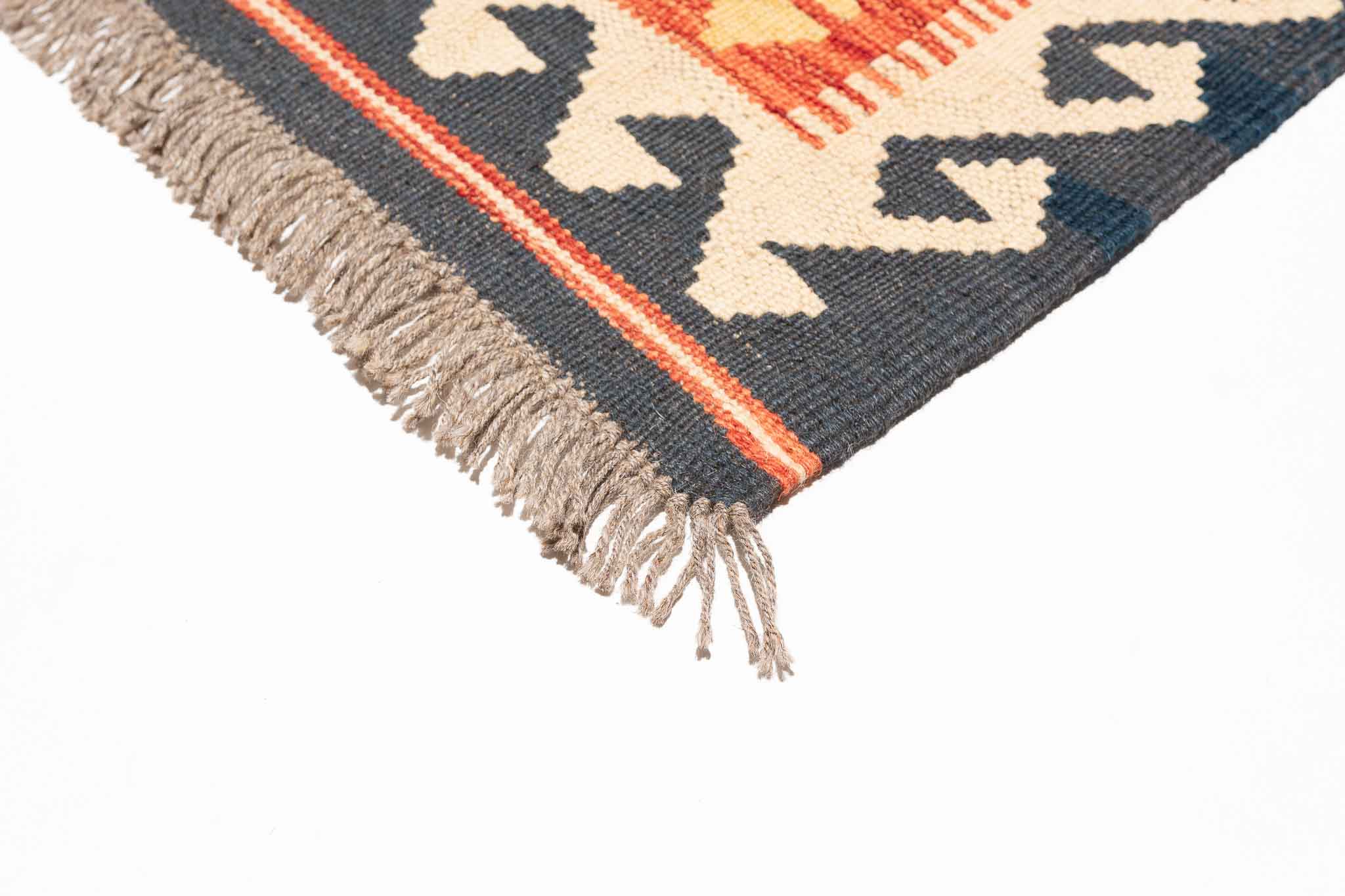 Afghanischer Kelim – 243 × 177 cm – handgewebt aus Schurwolle