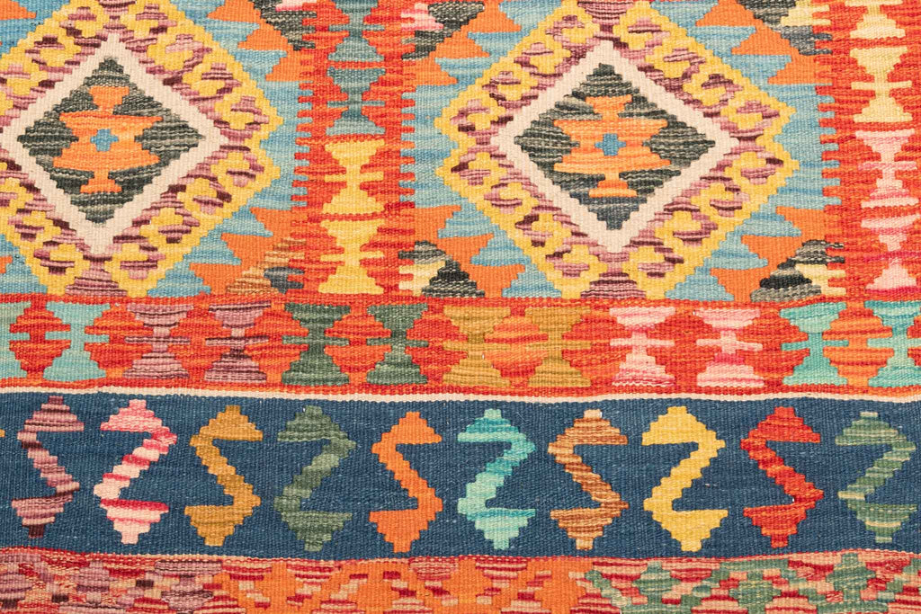 Afghanischer Kelim – 230 × 145 cm – handgewebt aus Schurwolle