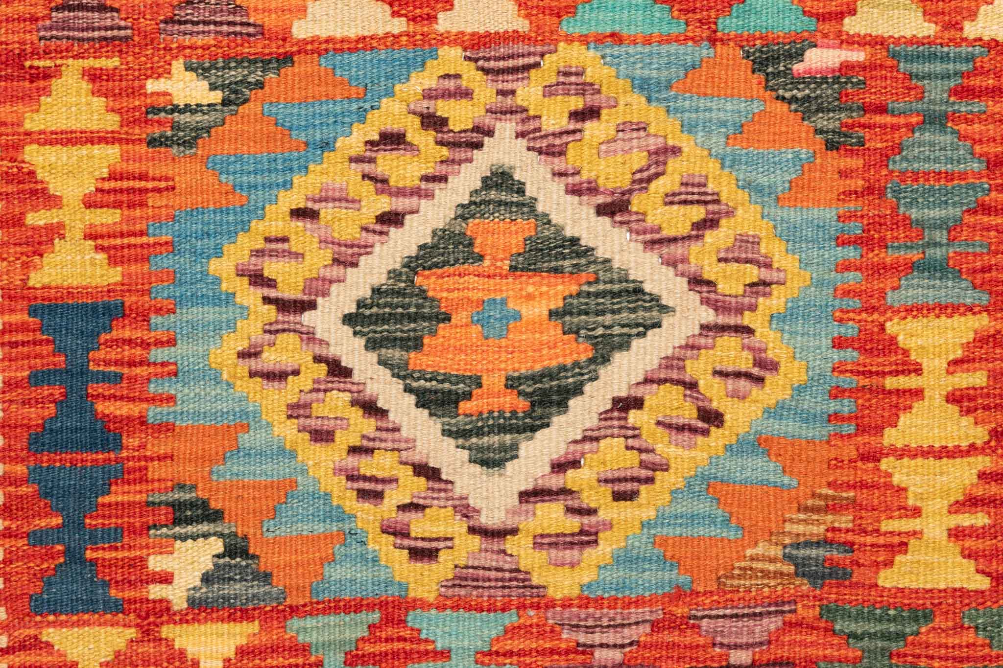 Afghanischer Kelim – 230 × 145 cm – handgewebt aus Schurwolle