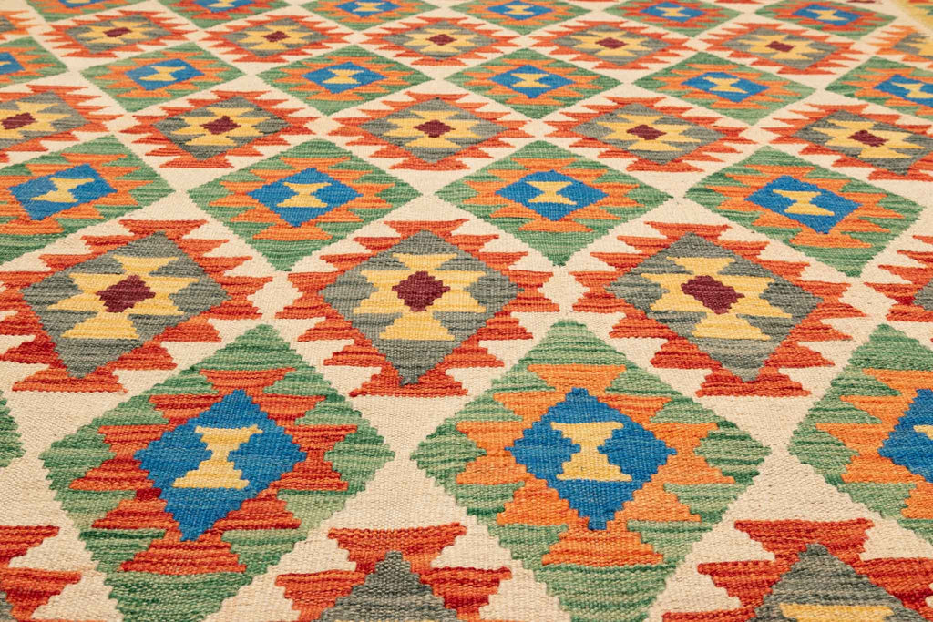 Afghanischer Kelim – 236 × 168 cm – handgewebt aus Schurwolle