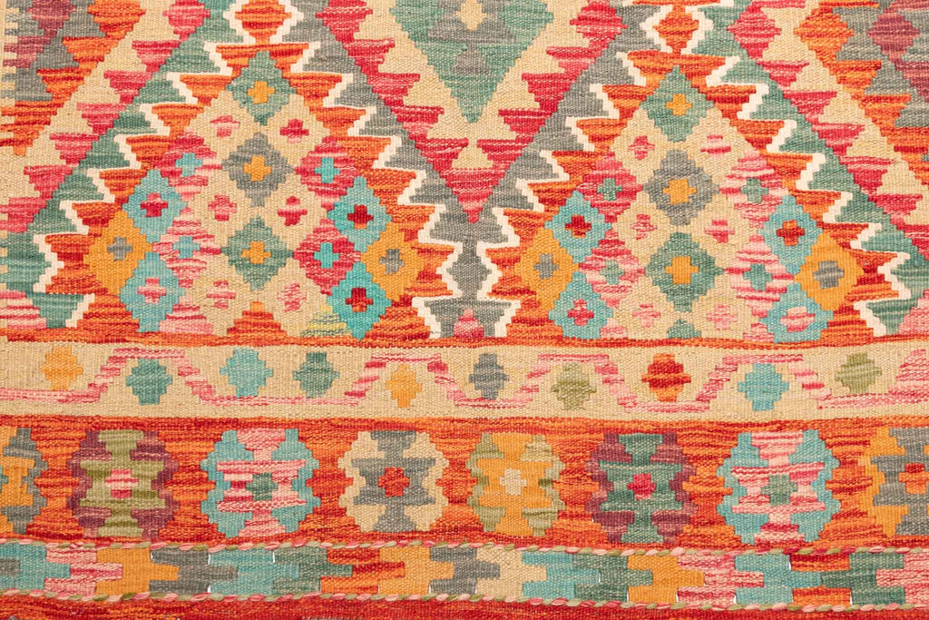 Afghanischer Kelim – 245 × 153 cm – handgewebt aus Schurwolle