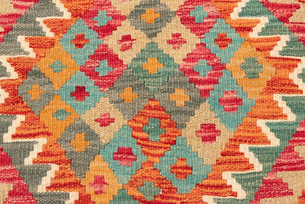 Afghanischer Kelim – 245 × 153 cm – handgewebt aus Schurwolle