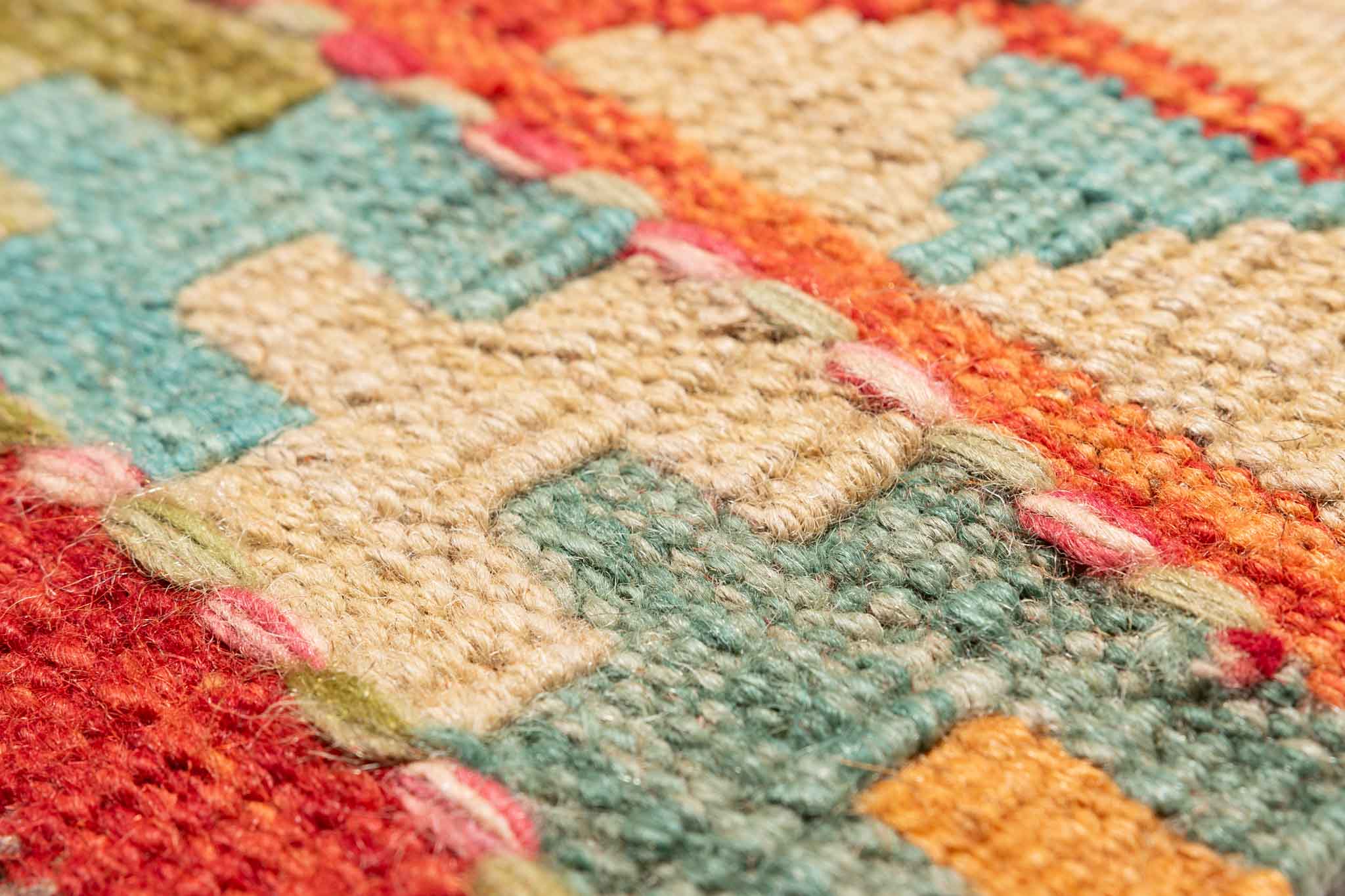 Afghanischer Kelim – 245 × 153 cm – handgewebt aus Schurwolle